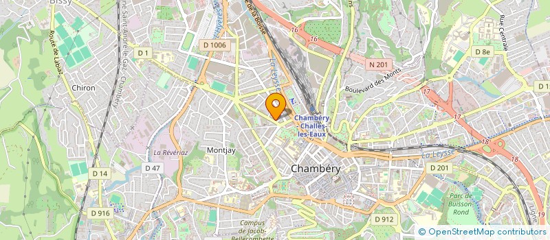 localisation de l'entreprise 2CJV IMMOBILIER  CHAMBERY