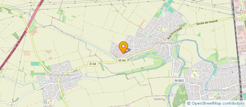 localisation de l'entreprise 2CK  LAMPERTHEIM