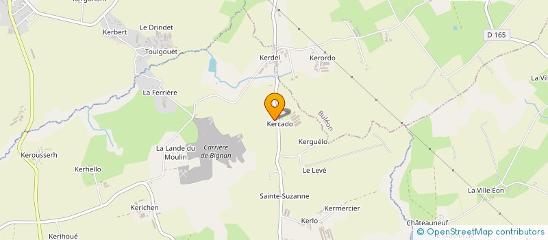 localisation de l'entreprise 2CLH  BIGNAN