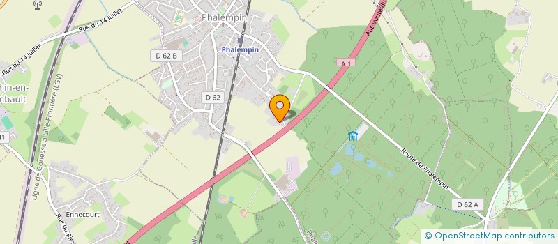 localisation de l'entreprise 2CLJ  PHALEMPIN