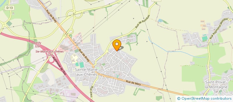 localisation de l'entreprise 2CLP  SAINTE-MARIE-AUX-CHENES