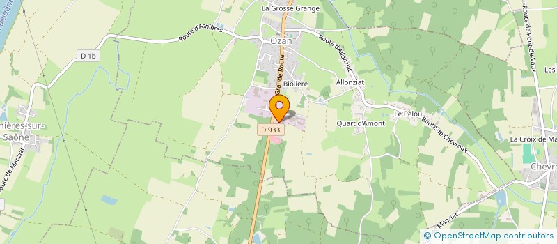 localisation de l'entreprise 2CM  OZAN