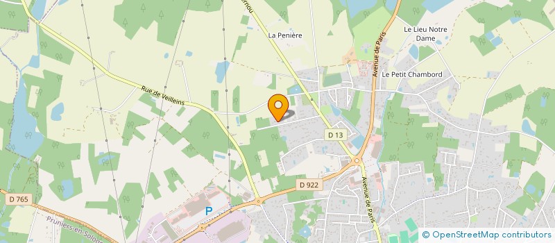 localisation de l'entreprise 2CM GESTION  ROMORANTIN-LANTHENAY