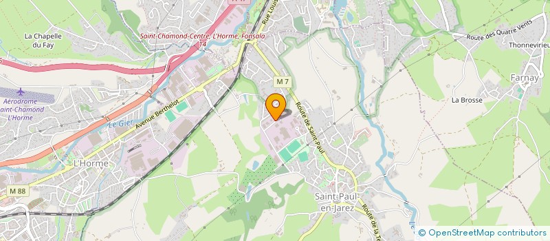 localisation de l'entreprise 2CMA  SAINT-PAUL-EN-JAREZ