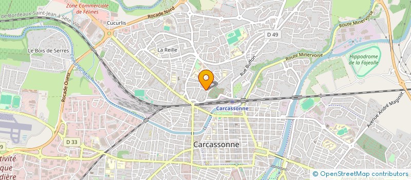 localisation de l'entreprise 2CML HOLDING  CARCASSONNE