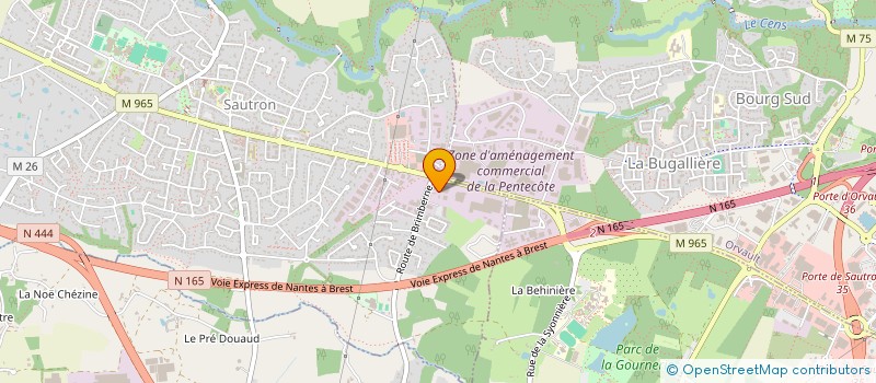 localisation de l'entreprise 2CMN  SAUTRON