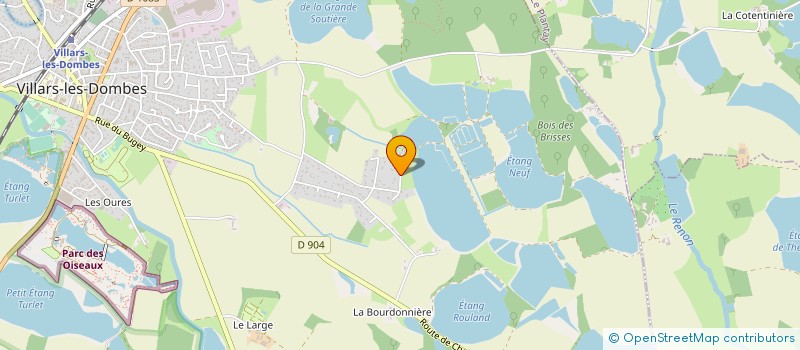 localisation de l'entreprise 2CMS à VILLARS-LES-DOMBES