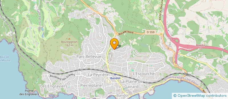 localisation de l'entreprise 2CN FAMILY  BANDOL