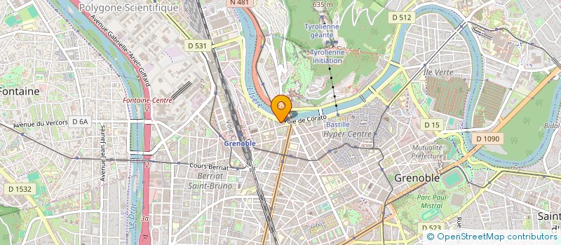 localisation de l'entreprise 2COLOR'STORE  GRENOBLE