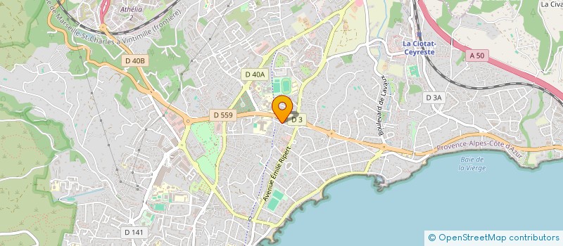 localisation de l'entreprise 2COS  LA CIOTAT