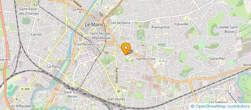 localisation de l'entreprise 2CP à LE MANS