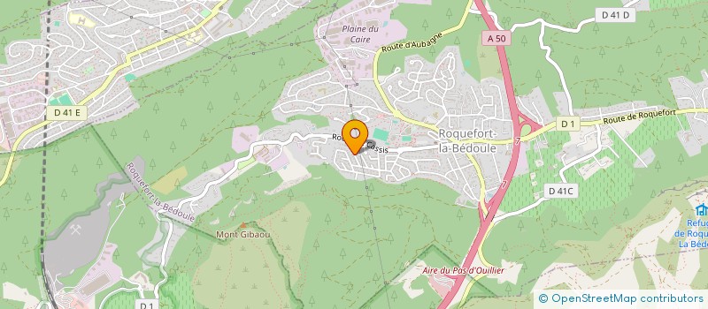 localisation de l'entreprise 2CP SUD  ROQUEFORT-LA-BEDOULE