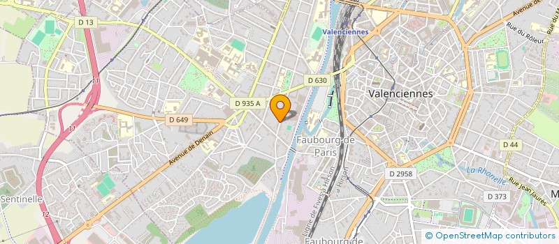 localisation de l'entreprise 2CPF-HOLDING  VALENCIENNES