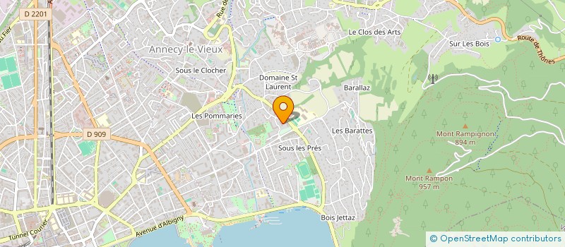 localisation de l'entreprise 2CR CONSULTING à ANNECY