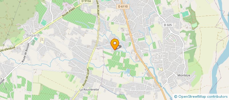 localisation de l'entreprise 2CR.TP  SAINT-CHRISTOL-LEZ-ALES