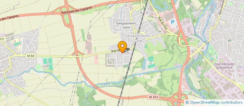 localisation de l'entreprise 2CRJ  GEISPOLSHEIM