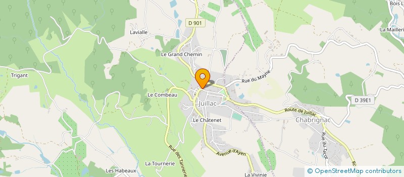 localisation de l'entreprise 2CS PREVENTION SECURITE à JUILLAC