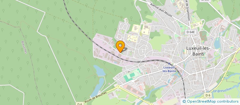 localisation de l'entreprise 2CVP  LUXEUIL-LES-BAINS