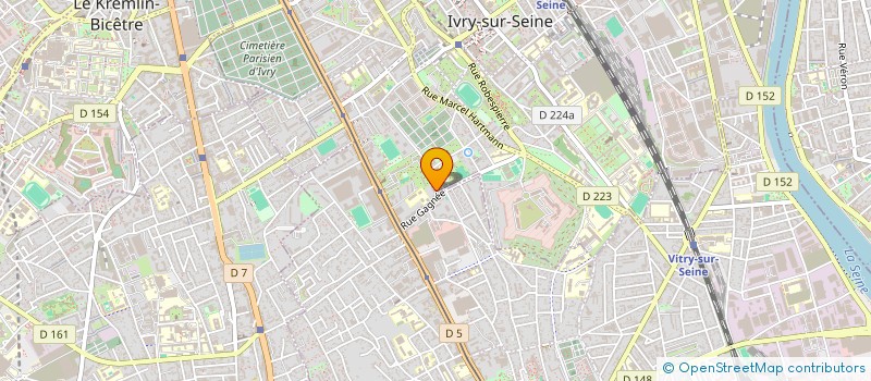 localisation de l'entreprise 2CZ ASSET à IVRY-SUR-SEINE