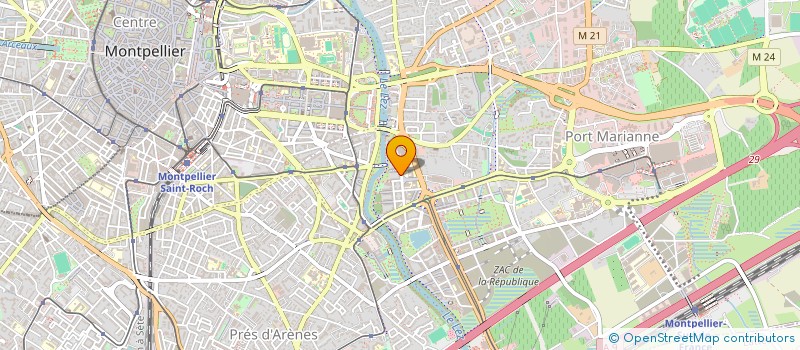 localisation de l'entreprise 2D à MONTPELLIER
