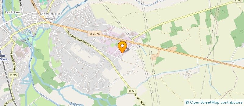localisation de l'entreprise 2D  MEHUN-SUR-YEVRE