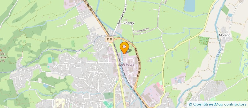 localisation de l'entreprise 2D  MONTBRISON