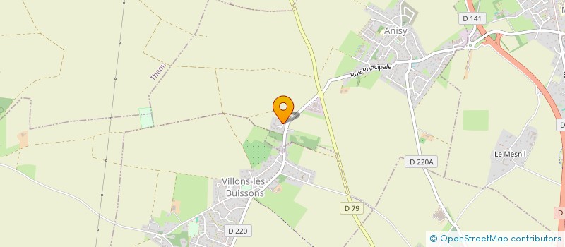 localisation de l'entreprise 2D  ANISY