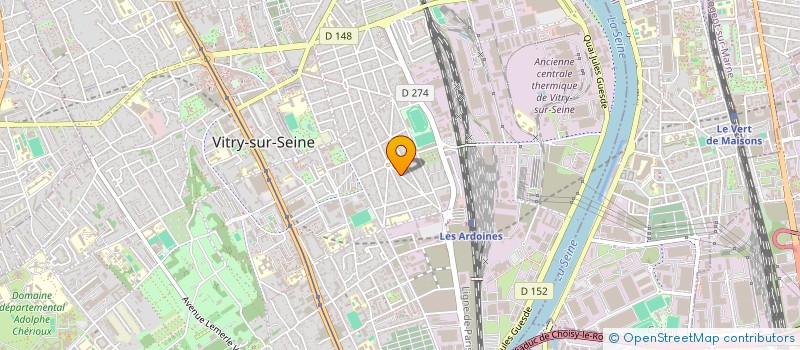 localisation de l'entreprise 2D à GENNEVILLIERS