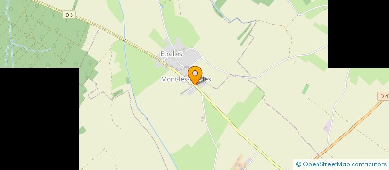 localisation de l'entreprise 2D  VILLERS-CHEMIN-ET-MONT-LES-ETRELLES