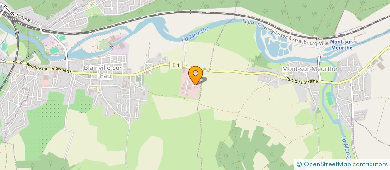 localisation de l'entreprise 2D  BLAINVILLE-SUR-L'EAU