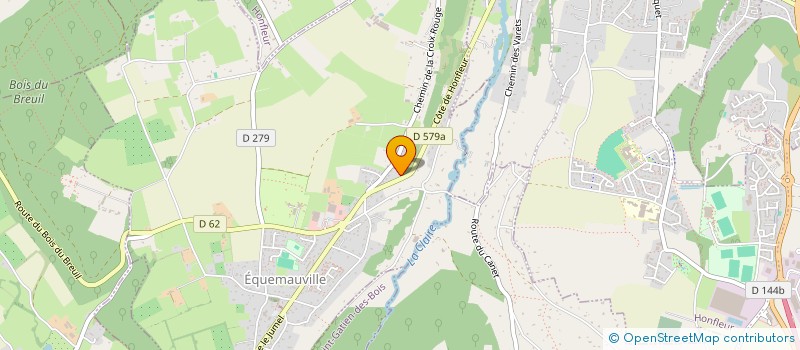 localisation de l'entreprise 2D  EQUEMAUVILLE