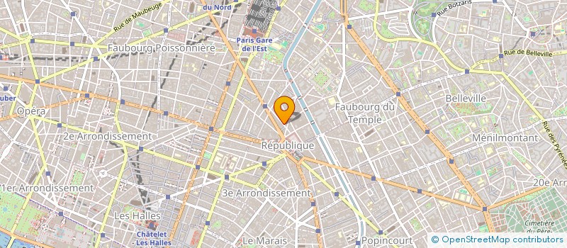 localisation de l'entreprise 2D  PARIS