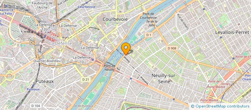 localisation de l'entreprise 2D à NEUILLY-SUR-SEINE