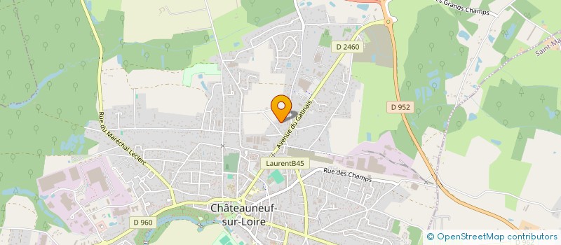 localisation de l'entreprise 2D à CHATEAUNEUF-SUR-LOIRE