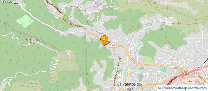 localisation de l'entreprise 2D  TOULON