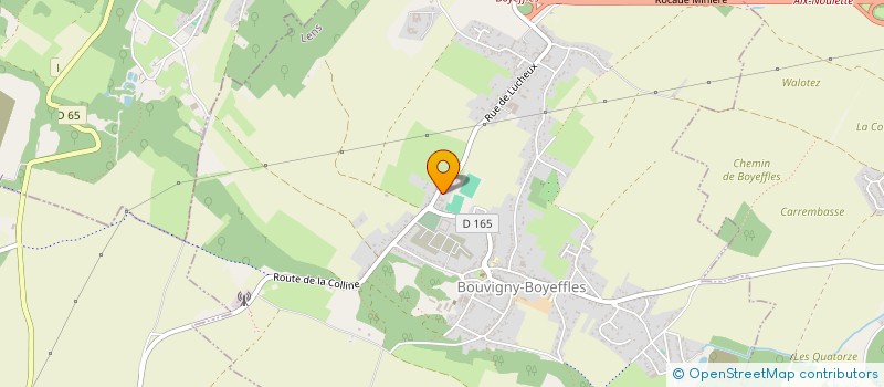 localisation de l'entreprise 2D ARBOPAYSAGE  BOUVIGNY-BOYEFFLES