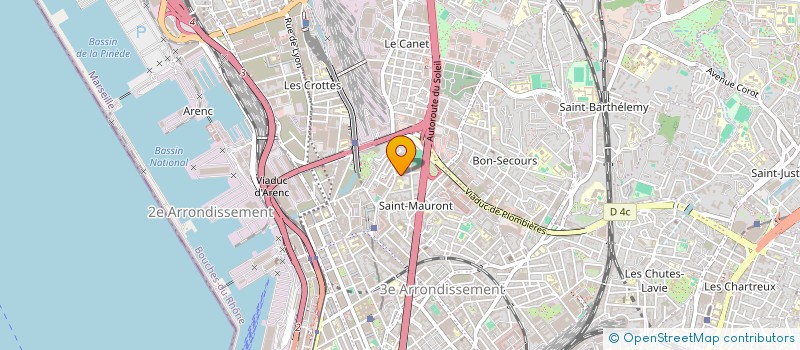 localisation de l'entreprise 2D AUTO à MARSEILLE