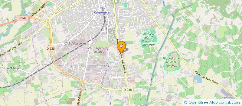 localisation de l'entreprise 2D AUTO  CARPENTRAS