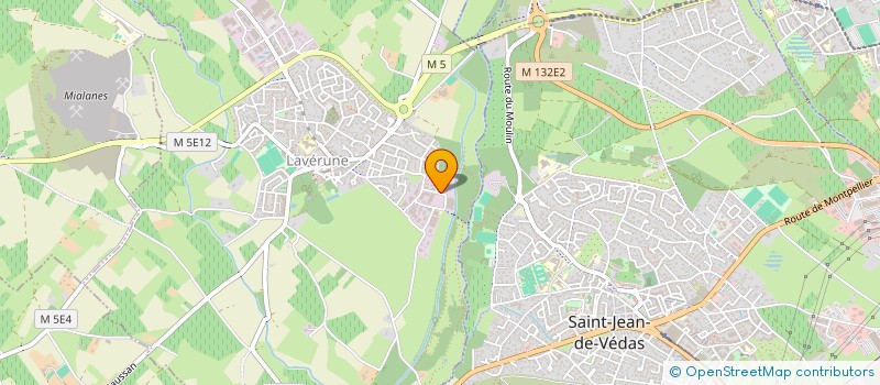 localisation de l'entreprise 2D BATI  RENOVATION  LAVERUNE