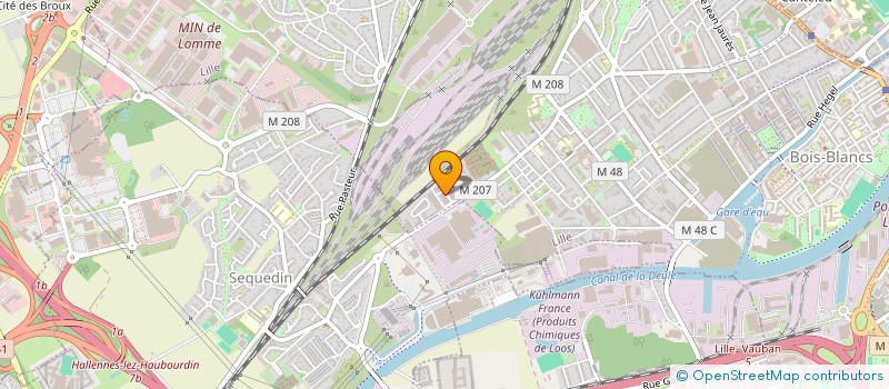 localisation de l'entreprise 2D BATIMENT à LILLE