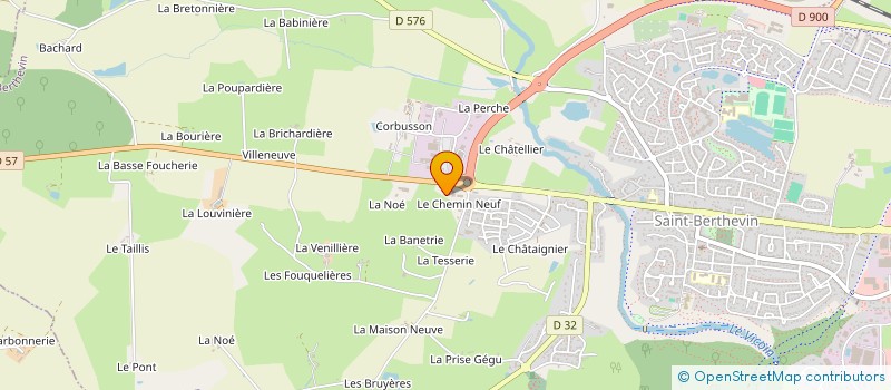 localisation de l'entreprise 2D CARROSSERIE à SAINT-BERTHEVIN