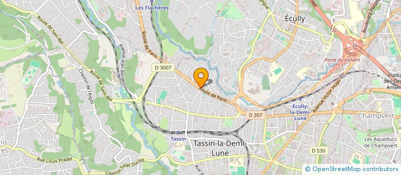 localisation de l'entreprise 2D CONCEPT à TASSIN-LA-DEMI-LUNE