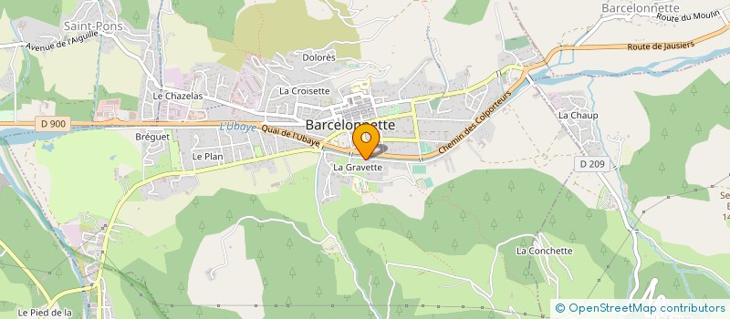 localisation de l'entreprise 2D CONCEPT à BARCELONNETTE