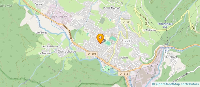 localisation de l'entreprise 2D DISTRIBUTION  UGINE