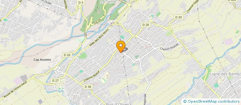 localisation de l'entreprise 2D ELECTRICITE à SAINT-PIERRE