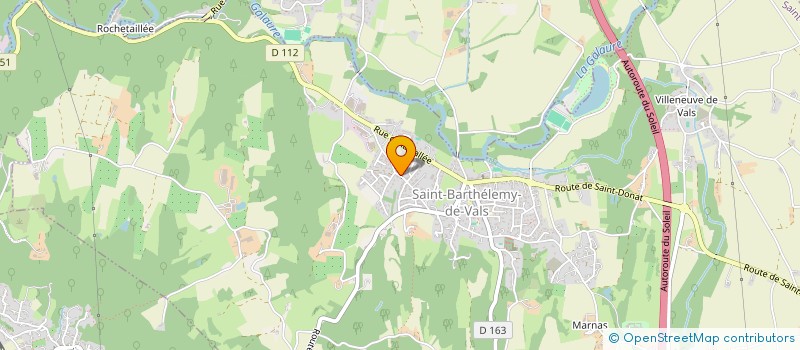 localisation de l'entreprise 2D ENERGIE à SAINT-BARTHELEMY-DE-VALS