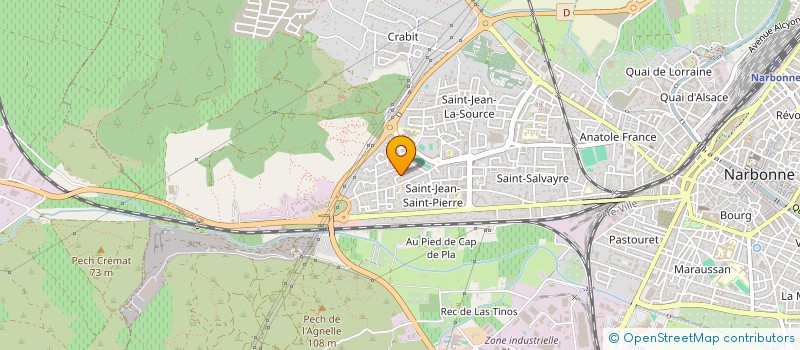 localisation de l'entreprise 2D ESPACE IMMOBILIER à NARBONNE