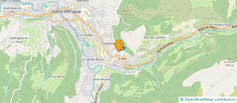 localisation de l'entreprise 2D EXPERTISES à SAINT-AFFRIQUE