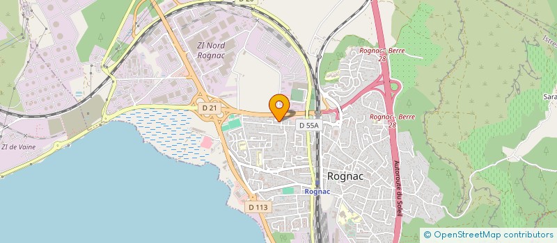localisation de l'entreprise 2D GAZ à ROGNAC