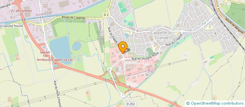 localisation de l'entreprise 2D IMMO  CAPPELLE-LA-GRANDE